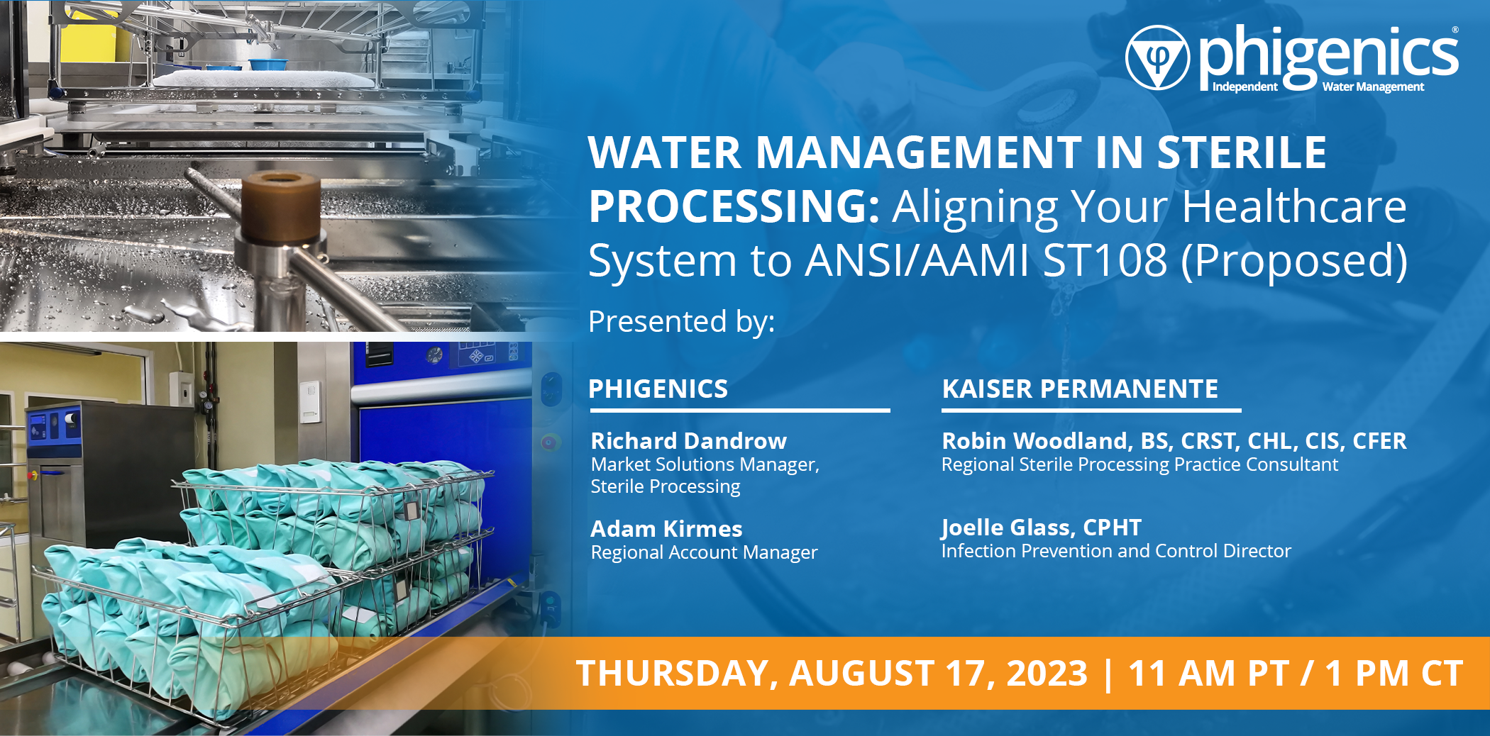 Water Management in Sterile Processing - Part 1- The “Why, What, and How” of Water Quality (1)